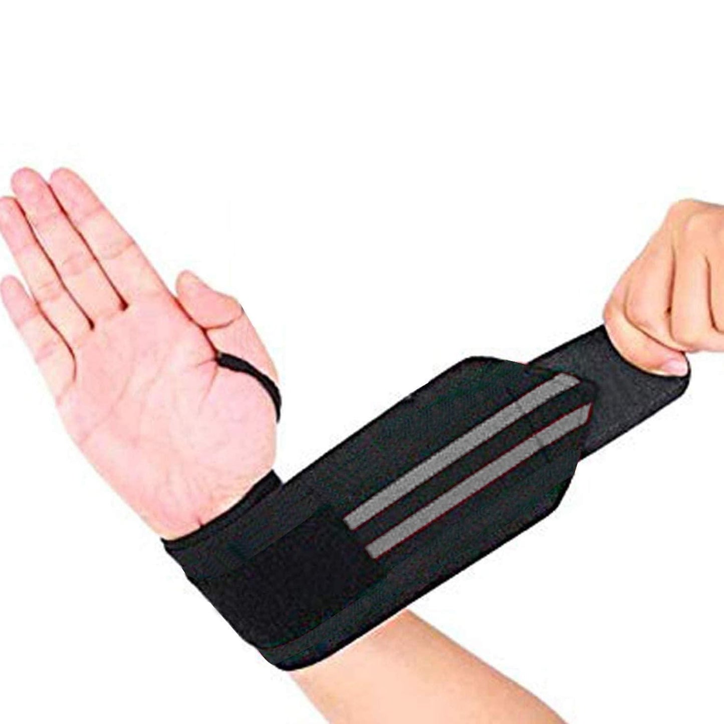 Wrist Band Straps With Thumb Loop For Gym (Pack of 1) - VirtualBag