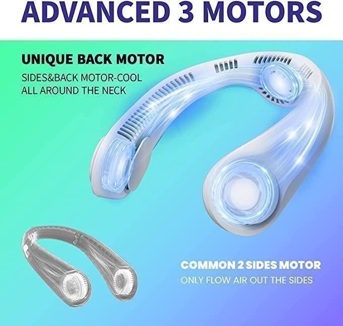 Portable Bladeless Hanging Rechargeable Neck Fan - VirtualBag