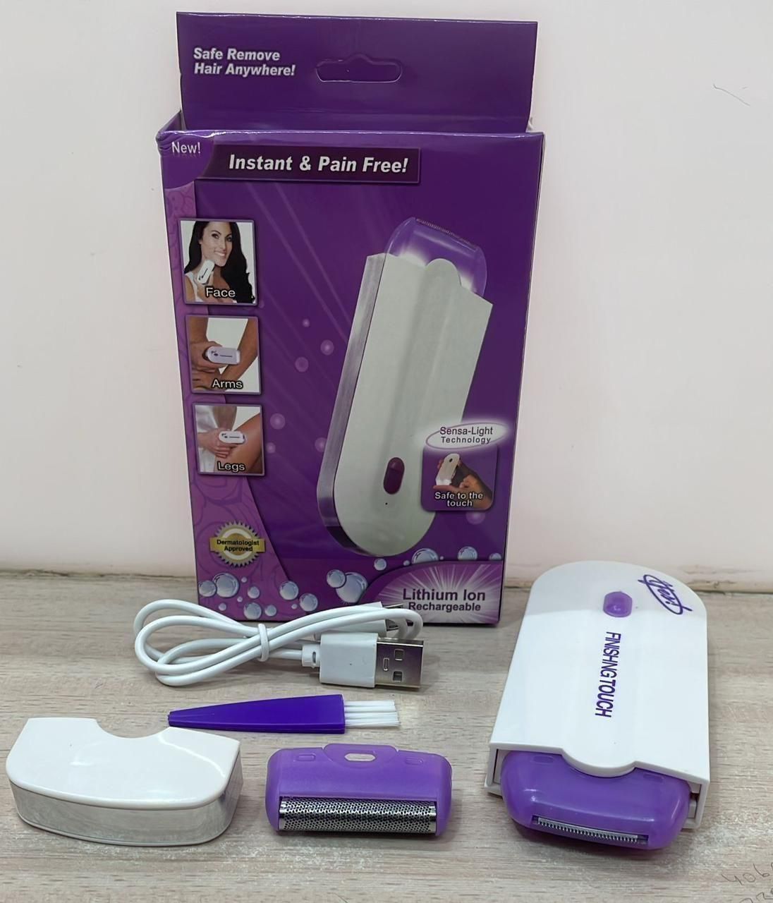 Painless Rechargeable Hair Trimmer – For Face & Body (Unisex) - VirtualBag