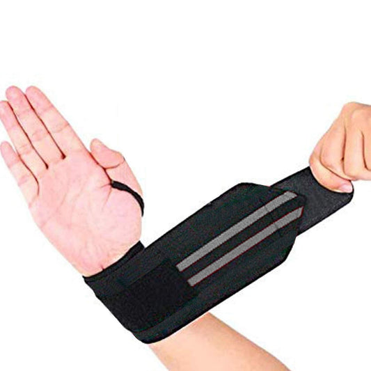 Wrist Band Straps With Thumb Loop For Gym (Pack of 1) - VirtualBag