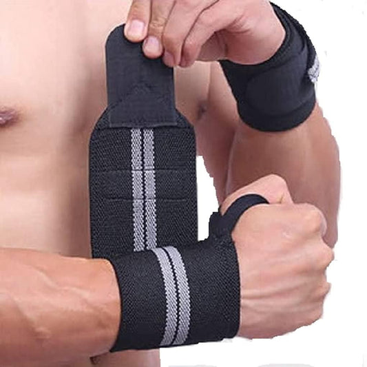 Wrist Band Straps With Thumb Loop For Gym (Pack of 1) - VirtualBag