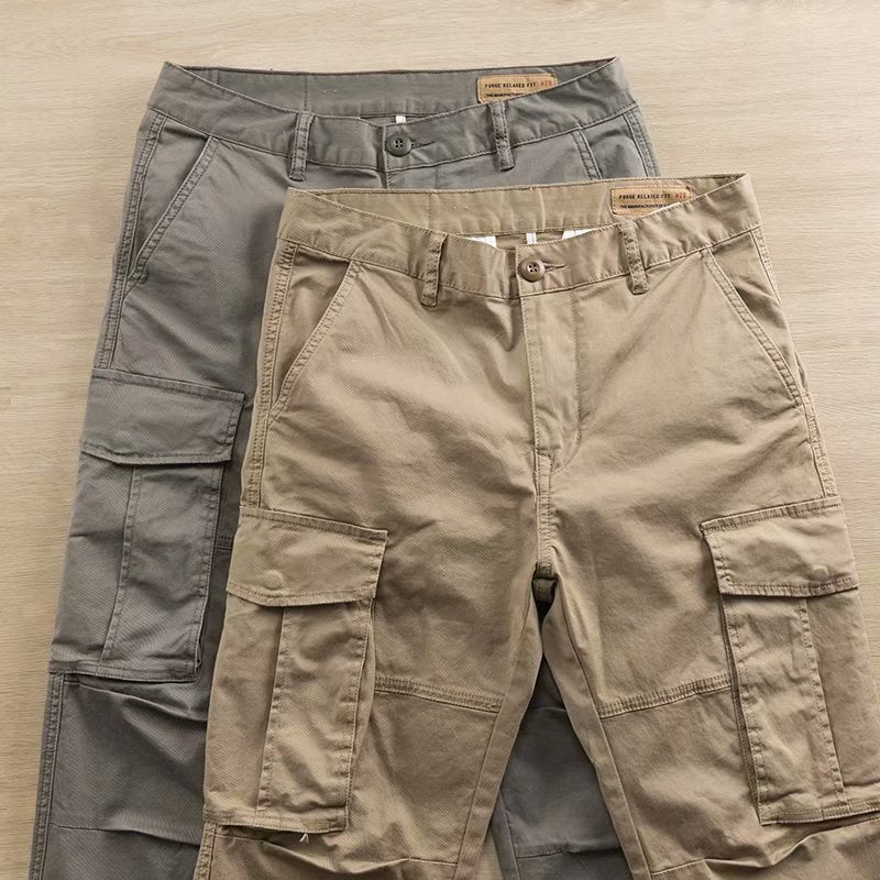 Simple Multi-pocket Men's Pants - VirtualBag